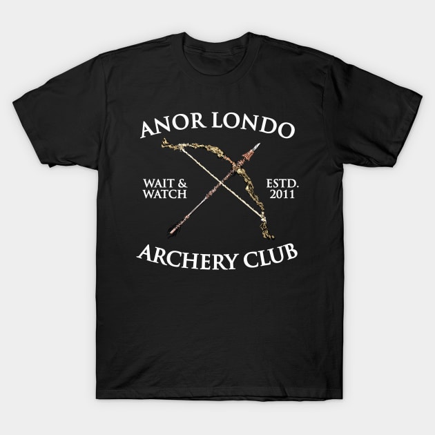 ANOR LONDO  ARCHERY CLUB T-Shirt by shamusyork